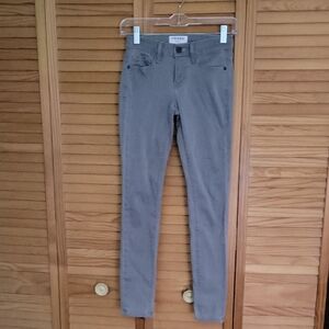 FRAME Denim Le Skinny de Jeanne Gray Skinny Jeans Women’s JRSize 24 Made in USA